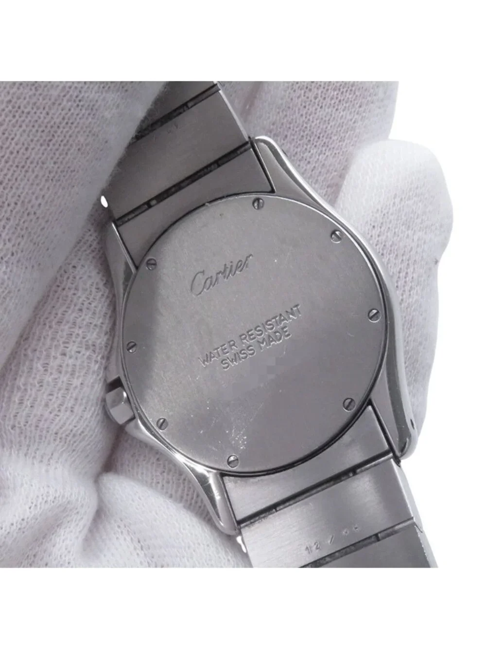 Cartier Santos Ronde MM Watch Ivory Dial
